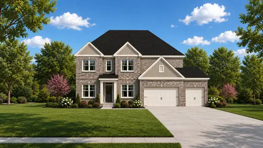 New construction Single-Family house 1318 Funny Cide Cir, Dacula, GA 30019 plan Faith - image