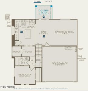 New construction Single-Family house 16560 W Whispering Wind Dr, Surprise, AZ 85387 plan Powderhorn - image