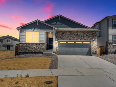 New construction Single-Family house 6011 Sugarloaf St, Brighton, CO 80601 plan Primrose - image