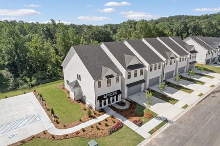 New construction Townhouse house 7281 Mulberry Trace Ln, Flowery Branch, GA 30542 plan Sawnee - image
