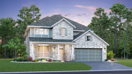 New construction Single-Family house 1648 Tinnen House St, Georgetown, TX 78628 Baveno- photo 0
