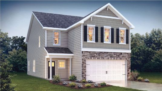 New construction Single-Family house 600 Picnic Pl, Hillsborough, NC 27278 plan Landon - image