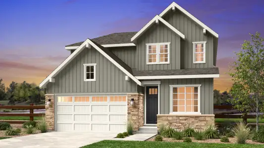 New construction Single-Family house 16956 W 92Nd Lp, Arvada, CO 80007 plan Estes - image