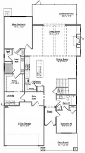 New construction Single-Family house 2980 Alveston Dr Nw, Concord, NC 28027 plan Woodhaven - image 4
