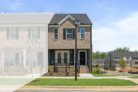 New construction Townhouse house 523 Forestville Rd, Wake Forest, NC 27587 plan Hawthorne - image