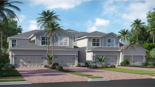 New construction Multi-Family house 5615 Newcastle Ct, Unit 5211, Ave Maria, FL 34142 plan Arrowhead - image