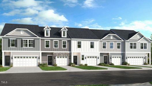 New construction Townhouse house 248 Sweetbay Tree Drive, Wendell, NC 27591 Birch- photo 0