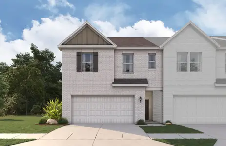 New construction Townhouse house 1303 Farmers Lp, Austell, GA 30106 plan Bradford - image