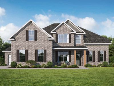 New construction Single-Family house 605 Patillo Rd, Stockbridge, GA 30281 plan Newport 3-Car - image