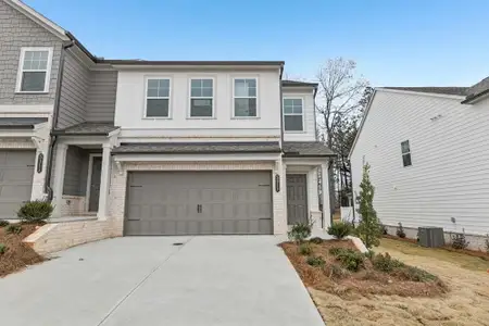 New construction Townhouse house 5317 Frontier Ct, Flowery Branch, GA 30542 plan Marigold - image