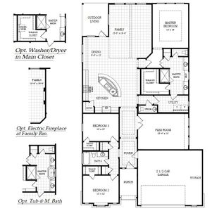 New construction Single-Family house 100 Slater Ct, Liberty Hill, TX 78642 plan Mariah - image