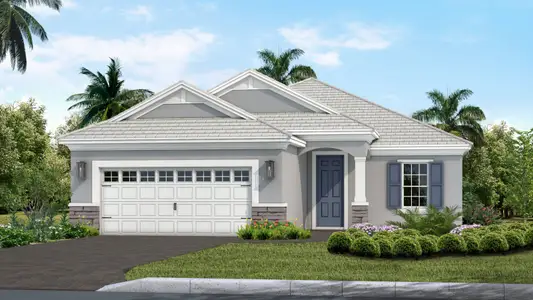 New construction Single-Family house 10628 Sarazen Wy, Englewood, FL 34223 plan White Star - image