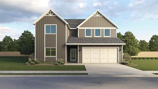 New construction Single-Family house 745 Tiger Lily Wy, Pilot Point, TX 76258 plan P40O Oleo - image