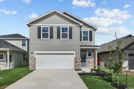 New construction Single-Family house 6443 Velma Path, San Antonio, TX 78253 plan The Meadowbrook B - image
