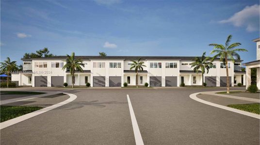 New construction Townhouse house 5180 Sw 37 St, Pembroke Park, FL 33023 - photo 0