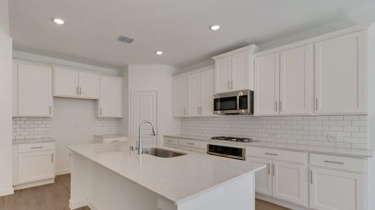 New construction Single-Family house 2132 Stillhouse Hollow Dr, Celina, TX 75009 plan Azure w/ Media Standard - image