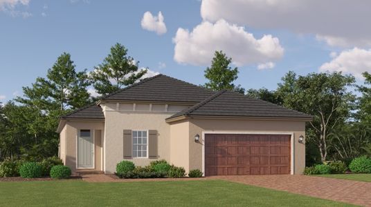 New construction Single-Family house 10098 Banyan Breeze Blvd, Land O' Lakes, FL 34638 Splendor II- photo 0