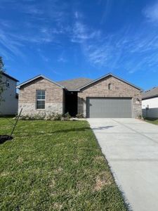 New construction Single-Family house 11909 Whirlaway Drive, Willis, TX 77318 TRAVIS- photo 0