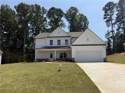 New construction Single-Family house 115 Fairwinds Dr, Covington, GA 30016 plan (GA)Hayden A.1 2 Front Entry - image