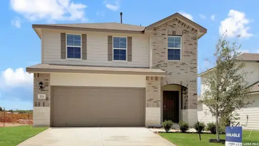 New construction Single-Family house 221 Violet Sylph, San Antonio, TX 78253 plan The Grace - image