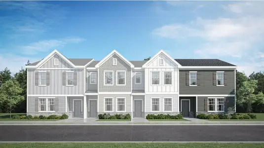 New construction Multi-Family house 2497 Tonoloway Dr, Raleigh, NC 27610 plan Carlisle - image
