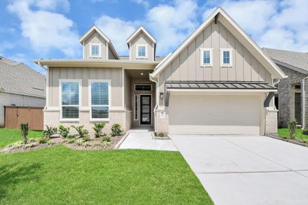 New construction Single-Family house 9606 Chateau Hl, Manvel, TX 77578 plan Lauren 50' Lot - image