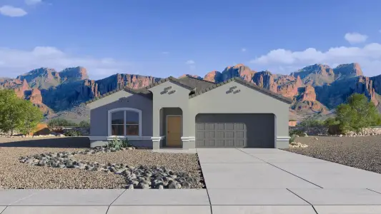 New construction Single-Family house 25614 N 183Rd Ln, Wittmann, AZ 85361 plan Cali - image