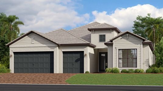 New construction Single-Family house 1583 Double Eagle Trl, Naples, FL 34120 plan The Summerville II - image