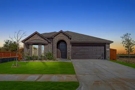 New construction Single-Family house 3666 Jordan Wy, Kaufman, TX 75142 plan Georgetown at Kings Fort 50s - image