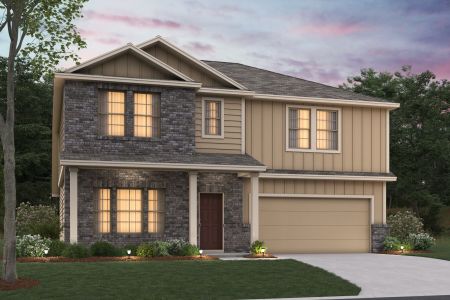 New construction Single-Family house 8317 Gardenbloom Ln, San Antonio, TX 78263 plan Columbus - image