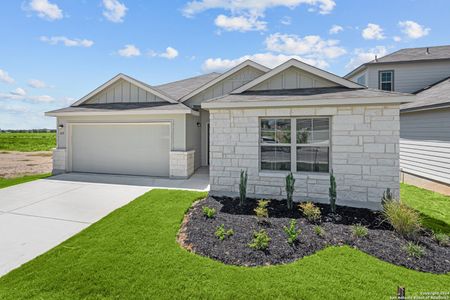 New construction Single-Family house 1113 Water Valley, Seguin, TX 78155 Kingsley- photo 0