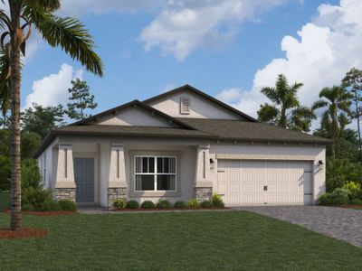 New construction Single-Family house 2410 Kalina Dr, Spring Hill, FL 34609 Newport II- photo 0