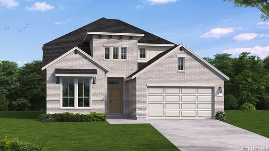 New construction Single-Family house 1859 Bighorn Trl, New Braunfels, TX 78132 - image