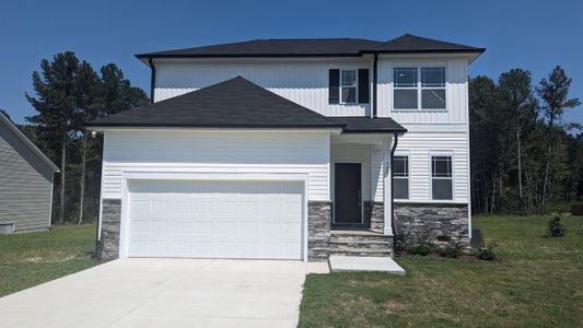 New construction Single-Family house 322 Saddlewood Lane, Zebulon, NC 27597 The Cardinal- photo 0