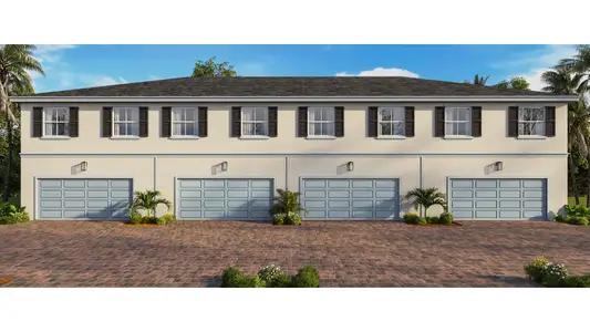New construction Townhouse house 747 Se Central Pkwy, Unit 38, Stuart, FL 34994 plan Yellowfin - image