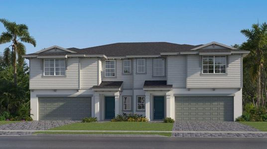 New construction Townhouse house 19869 Whispering Creek Rd, Loxahatchee, FL 33470 - image
