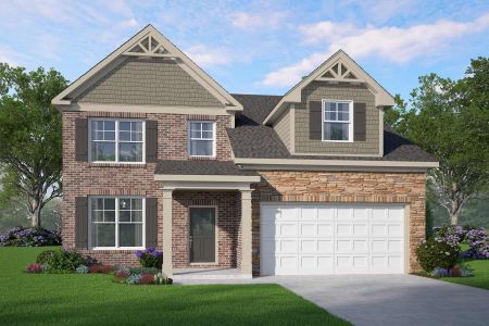 New construction Single-Family house 8136 Pine Ridge Rd, South Fulton, GA 30213 plan Colehill - image