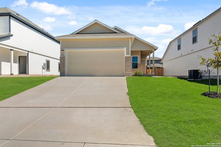 New construction Single-Family house 10318 Eve Gardens, San Antonio, TX 78224 The Alpine- photo 0