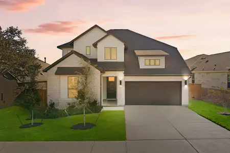 New construction Single-Family house 1400 Snowdrop Dr, Georgetown, TX 78628 plan Delta - image