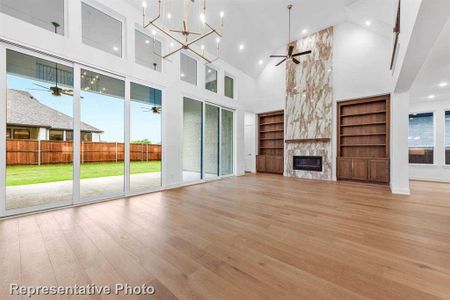 New construction Single-Family house 616 Saddle Crest Dr, Aubrey, TX 76227 Livorno Plan- photo 3 3