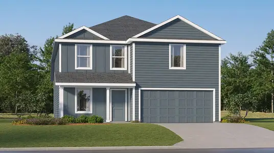 New construction Single-Family house 204 Speckled Belly Bnd, Uhland, TX 78640 plan Sherman - image