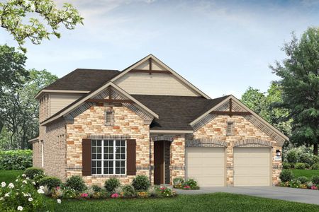 New construction Single-Family house 1229 Terrace View Dr, Georgetown, TX 78628 plan Oaks 2417 - image