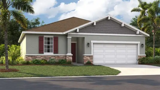 New construction Single-Family house 1778 Flag St, Haines City, FL 33844 plan Portland - image