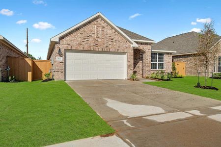 New construction Single-Family house 3044 Myrtle Sunset Way, Katy, TX 77493 Wetherby- photo 0