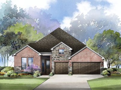 New construction Single-Family house 15010 Early Dawn, San Antonio, TX 78245 plan Hill II - image