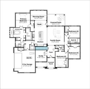 New construction Single-Family house 109 Lana Gdn Wy, Waxahachie, TX 75165 plan Barcelona - image 3