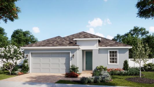 Traditional Elevation - Meadowood at Brack Ranch in St. Cloud, FL by Landsea Homes