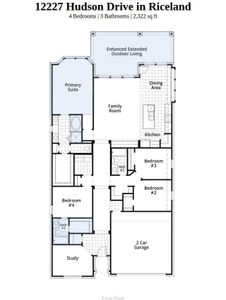 New construction Single-Family house 12227 Hudson Dr, Mont Belvieu, TX 77523 plan Denton - image
