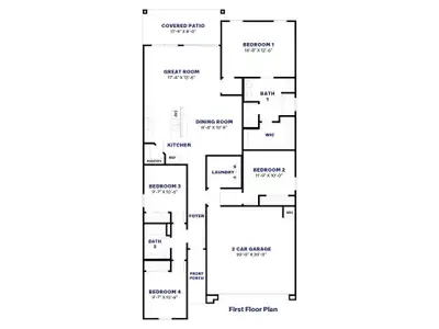 New construction Single-Family house 1518 E Fletcher Dr, Casa Grande, AZ 85122 plan Easton - image