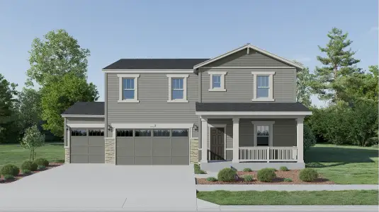 New construction Single-Family house 3489 Kingston Crest Trl, Elizabeth, CO 80107 plan Haven - image